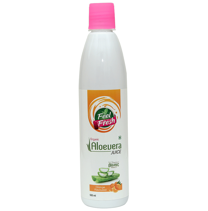 Feel Fresh Organic Aloevera Juice Orange