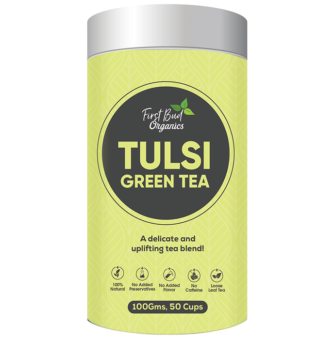 First Bud Organics Tulsi Green Tea
