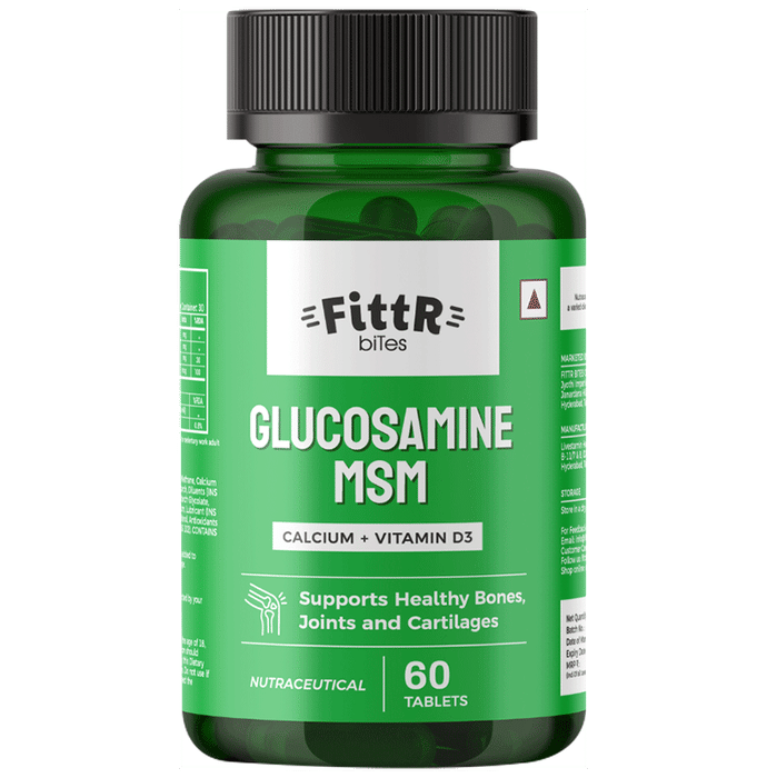Fittr Bites Glucosamine MSM Tablet