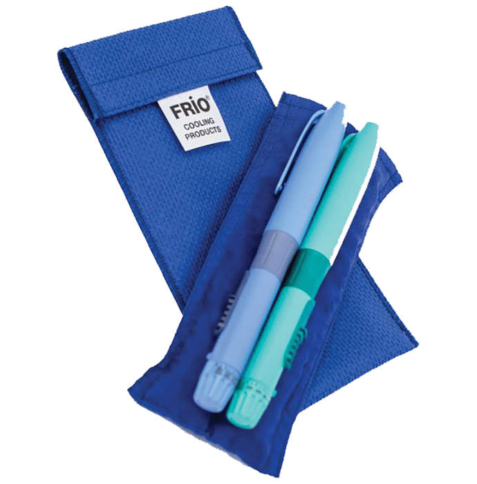 Frio Insulin Cooler & Allergy Medication Duo Wallet Blue