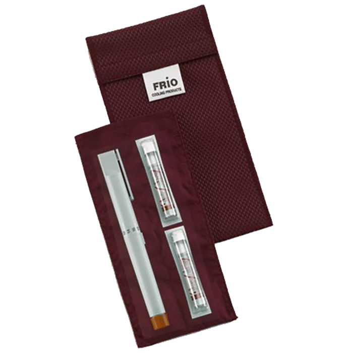 Frio Insulin Cooler & Allergy Medication Duo Wallet Burgundy