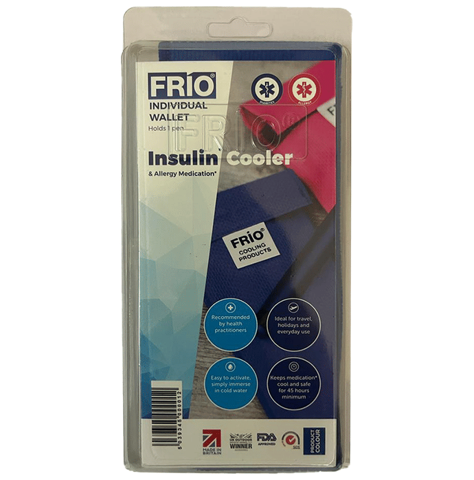 Frio Insulin Cooler & Allergy Medication Individual Wallet Blue