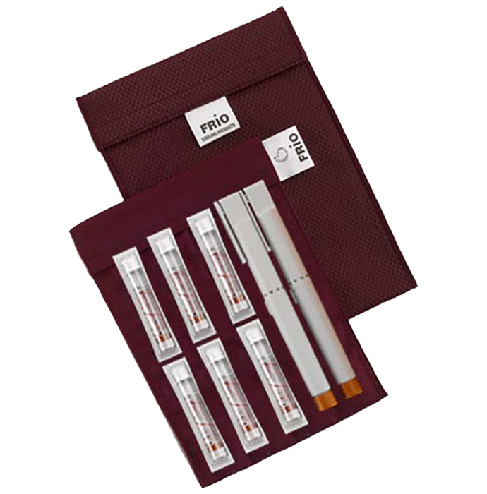 Frio Insulin Cooler & Allergy Medication Large Wallet Burgundy