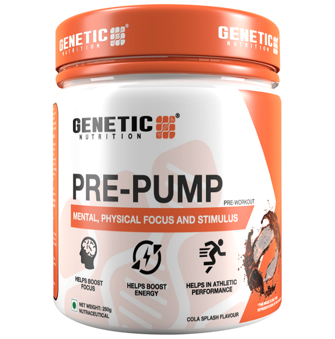 Genetic Nutrition Pre-Pump Workout Cola Splash