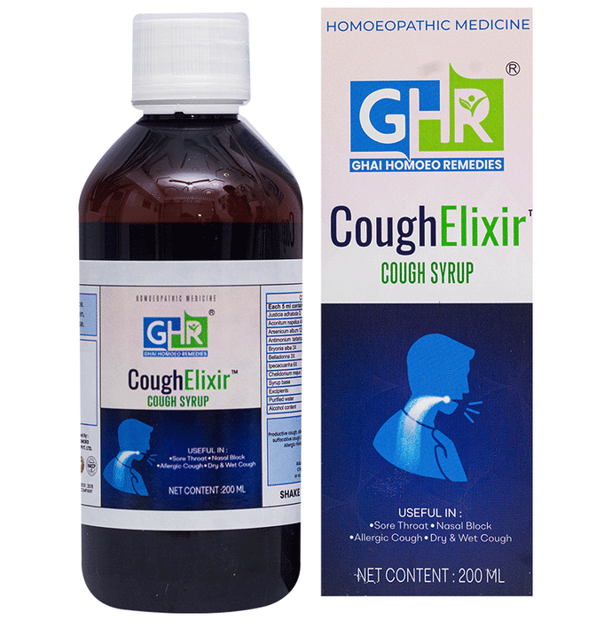 Ghai Homoeo Remedies Cough Elixir