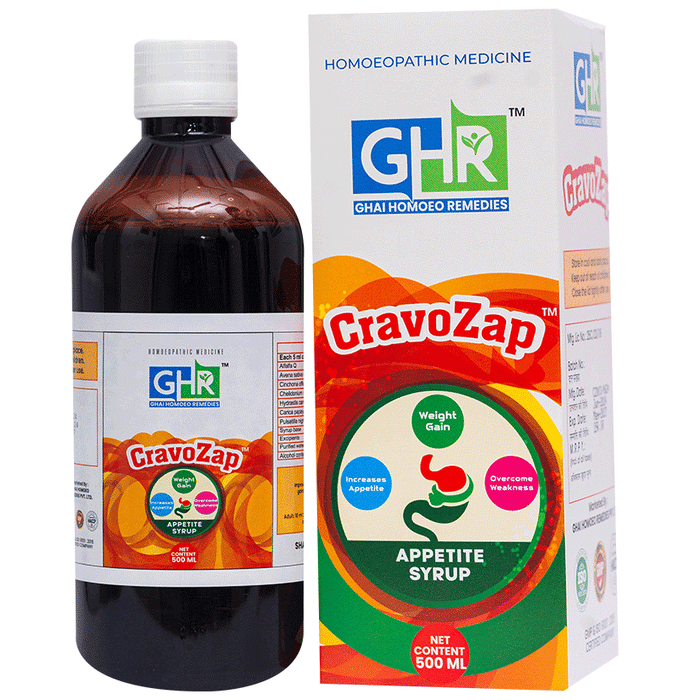Ghai Homoeo Remedies Cravozap Syrup