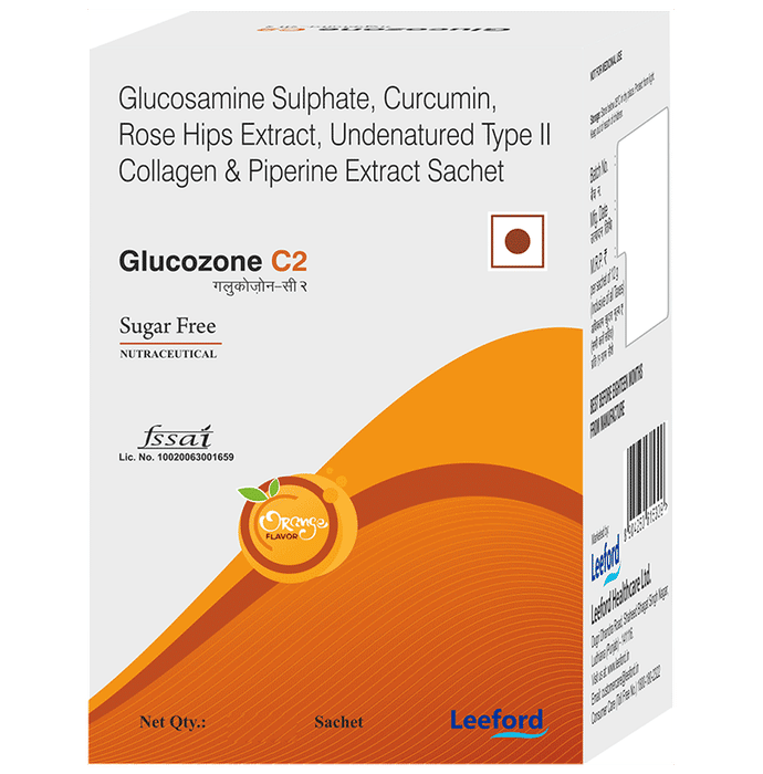 Glucozone C2 Sachet Orange Sugar Free
