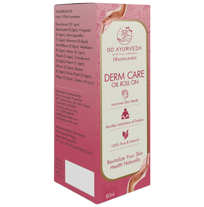 Go Ayurveda Dhanvantri Derm Care Oil Roll On