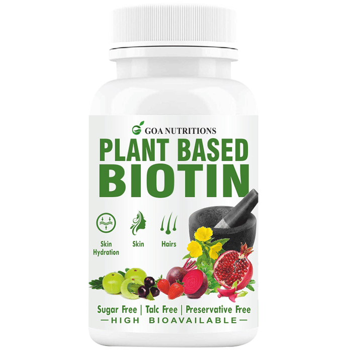 Goa Nutritions Plant Based Biotin Tablet Sugar Free