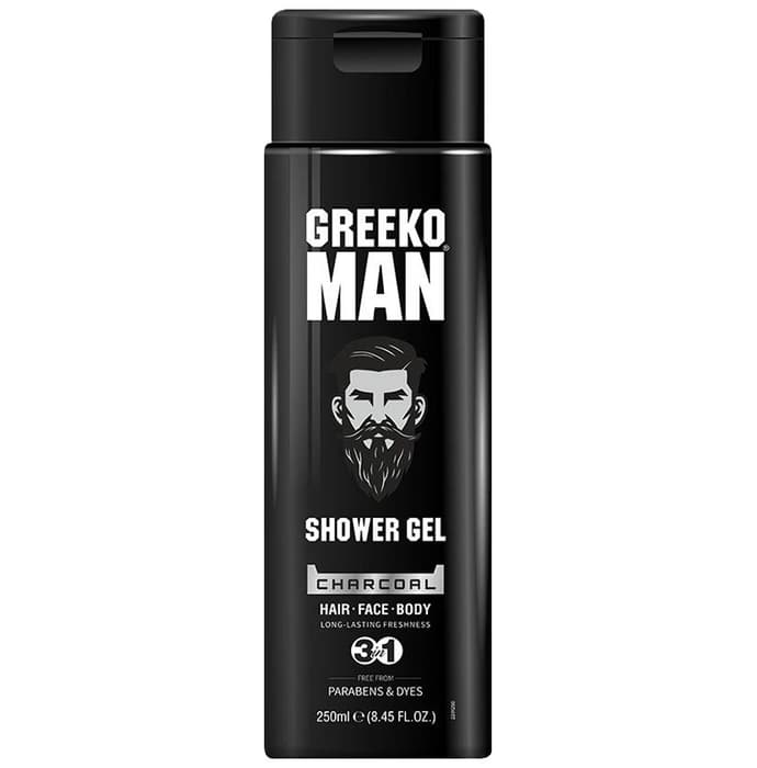 Greeko Man 3 in1 Charcoal Shower Gel