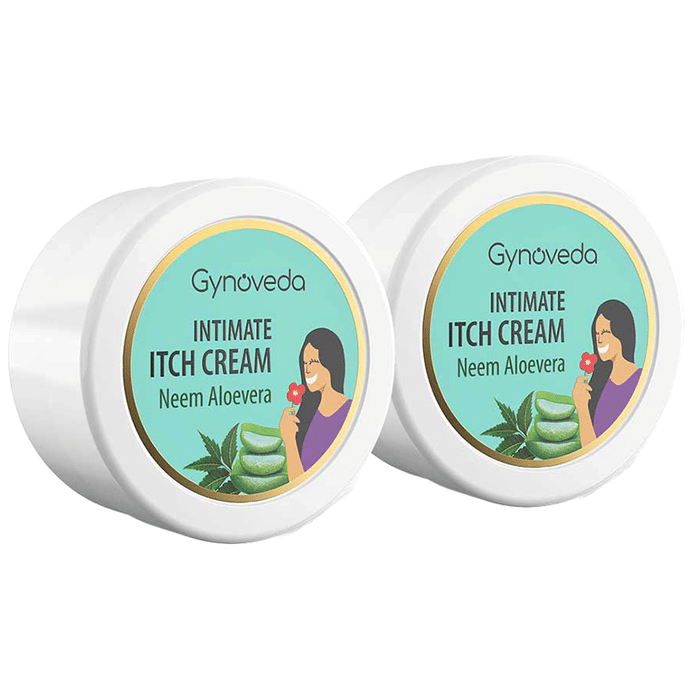 Gynoveda Intimate Itch Cream Neem Aloevera (30gm Each)
