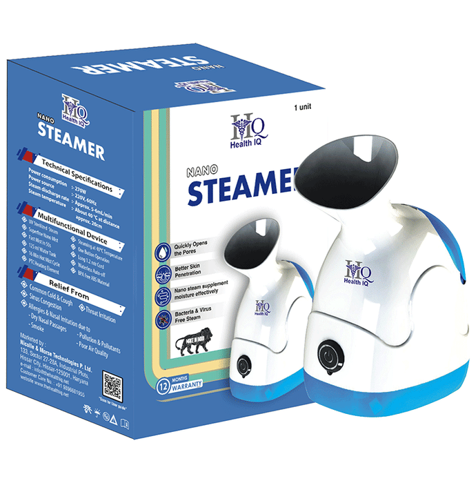 Health IQ Nano Steamer White