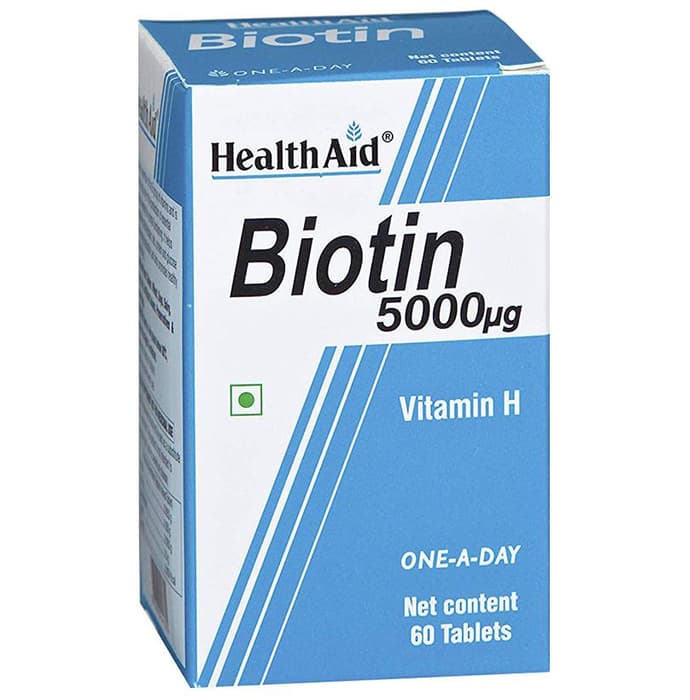 Healthaid Biotin 5000mcg Tablet