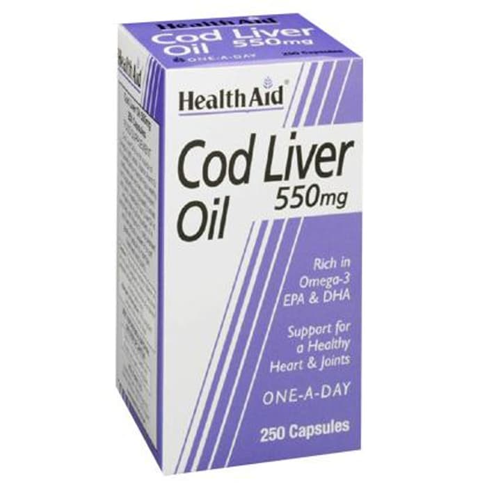 Healthaid Cod Liver Oil 550mg Capsule