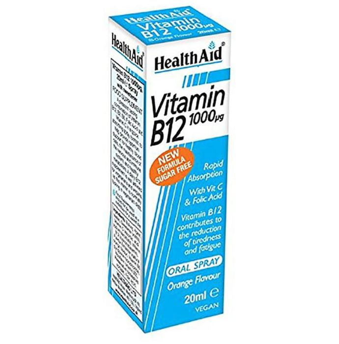 Healthaid Vitamin B12 1000mcg Oral Spray Orange