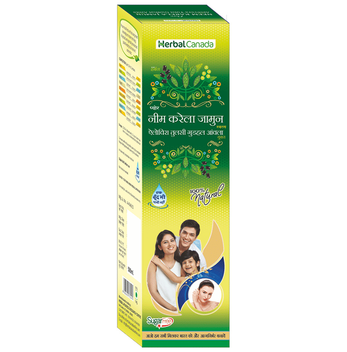 Herbal Canada Pure Neem Karela Jamun Swaras Sugar Free