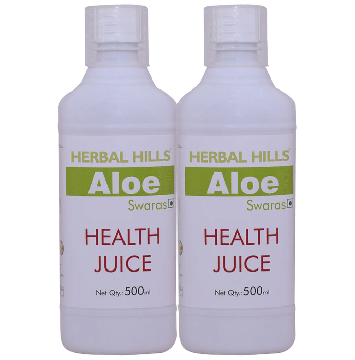 Herbal Hills Aloehills Swaras Health Juice Pack of 2