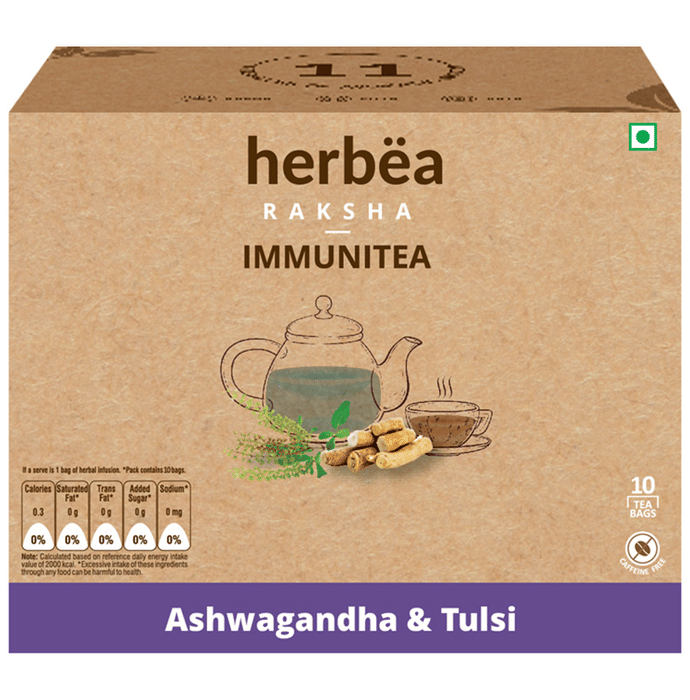 Herbea Immunitea Tea Bag (1.5gm Each) Ashwagandha & Tulsi