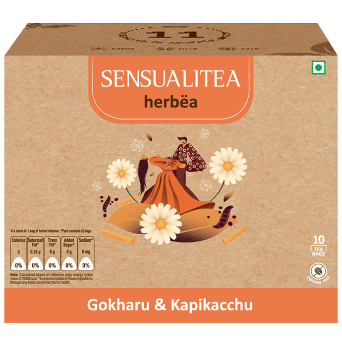 Herbea Sensualitea Tea Bag (1.5gm Each) Gokharu & Kapikacchu