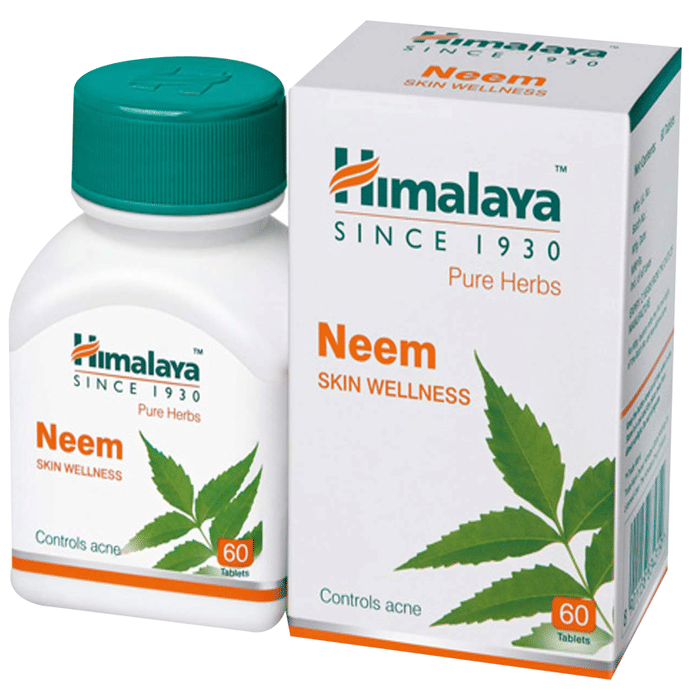 Himalaya Neem Tablets | Skin Wellness| Controls Acne | Tablet