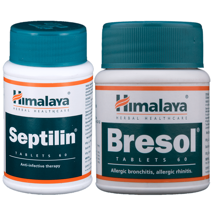 Himlaya Combo Pack of Septilin Tablet & Bresol Tablet (60 Each)