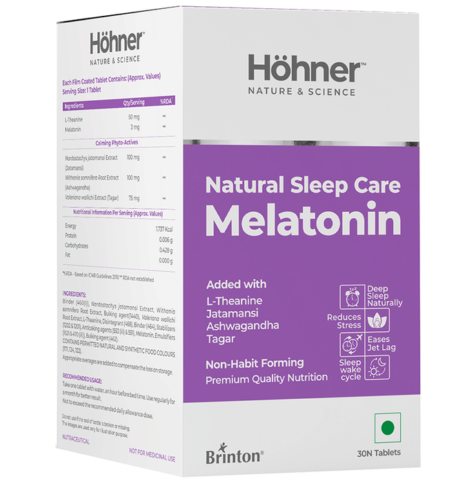 Hohner Natural Sleep Care Melatonin Tablet