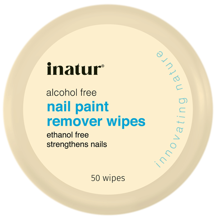 Inatur Alcohol Free Nail Paint Remover Wipes