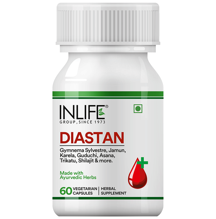 Inlife Diastan Capsule | Ayurvedic Herbal Supplement for Men and Women