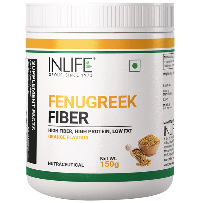 Inlife Fenugreek Fiber Powder Orange