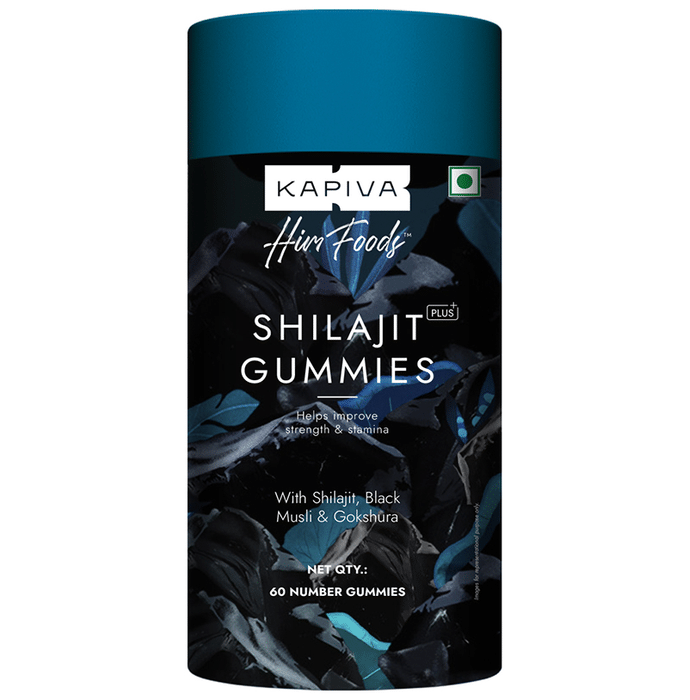 Kapiva Shilajit Plus Gummies| Improves Strength, Stamina and Immunity | 60 Gummies