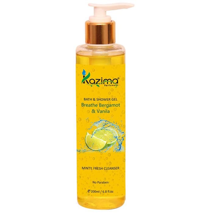 Kazima Breathe Bergamot & Vanila Bath & Shower Gel