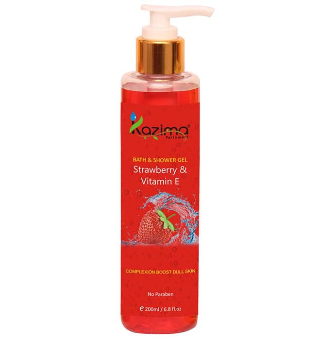 Kazima Strawberry & Vitamin E Bath & Shower Gel