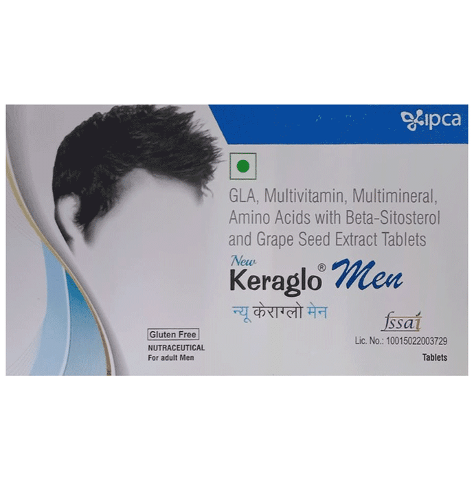 Keraglo Men Tablet with Multivitamin, Multimineral & Natural Extracts