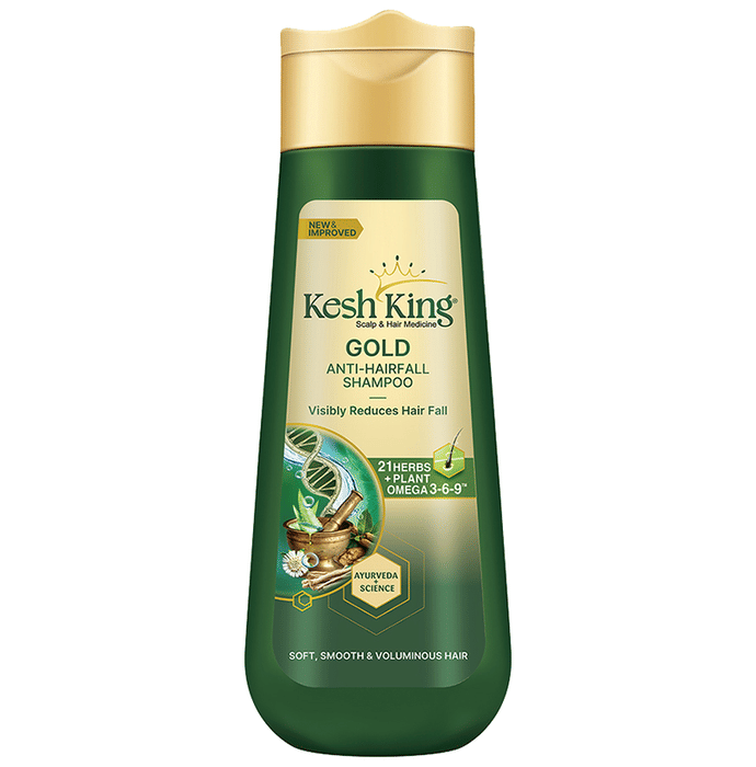 Kesh King Ayurvedic Anti-Hairfall Shampoo | Reduces hair fall | Aloe & 21 Ayurvedic herbs |