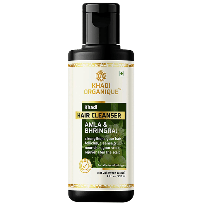 Khadi Organique Khadi Hair Cleanser (210ml Each) Amla and Bhringraj