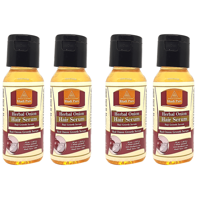 Khadi Pure Herbal Onion Hair Serum (50ml Each)