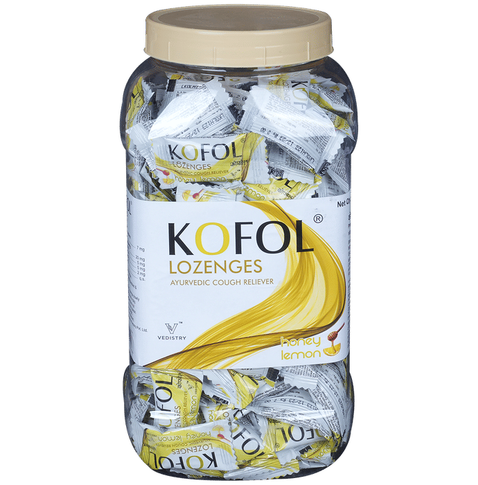 Kofol Lozenges for Sore Throat Honey lemon