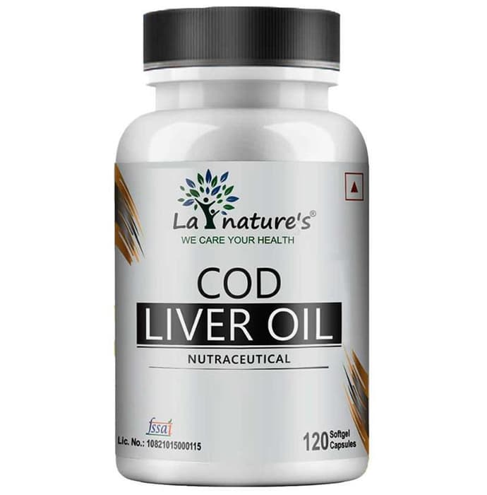 La Nature's Cod Liver Oil Softgel Capsules