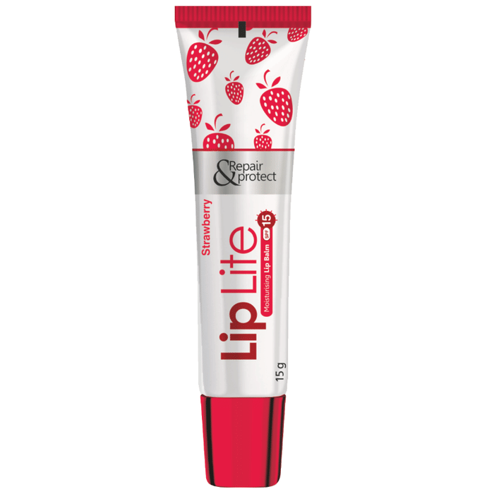 Leeford Lip Lite Moisturising Lip Balm SPF 15 Strawberry