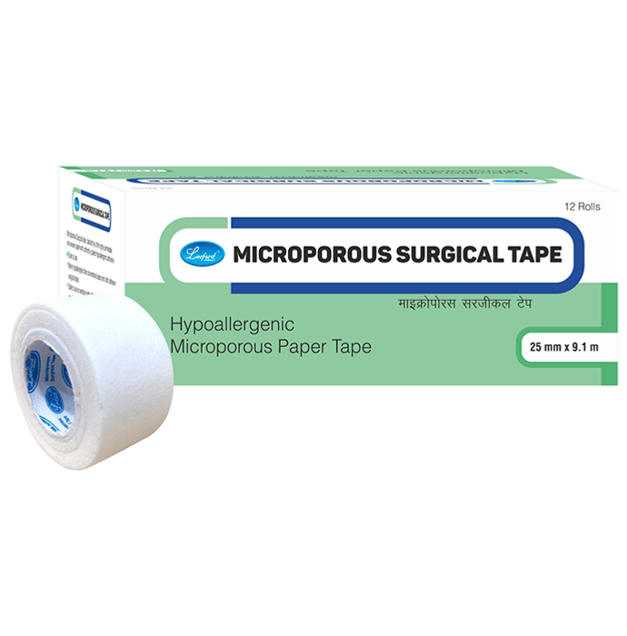 Leeford Microporus Surgical Tape 25mm x 9.1m