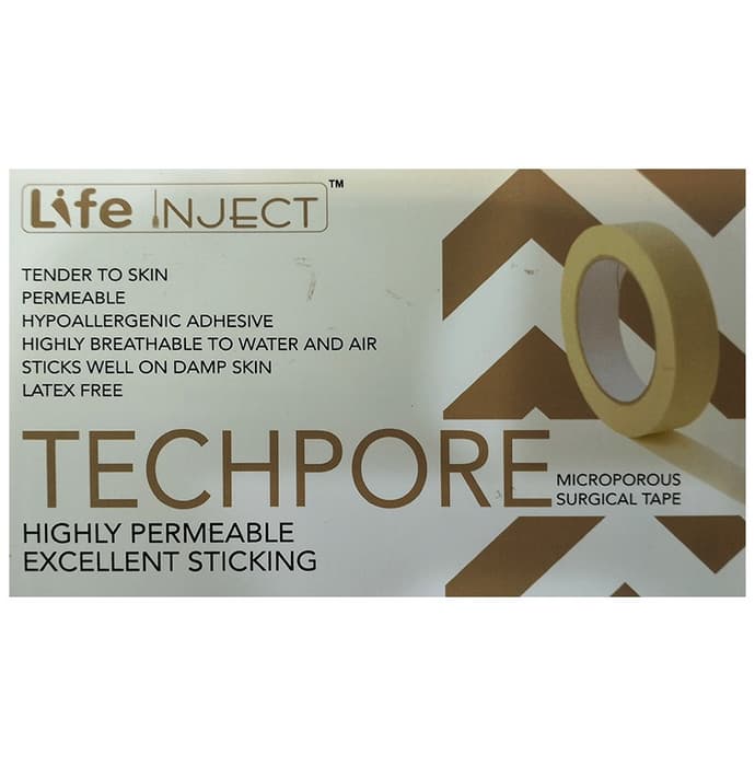 Life Inject Techpore Life Inject Micropore Tape 5cm x 9m