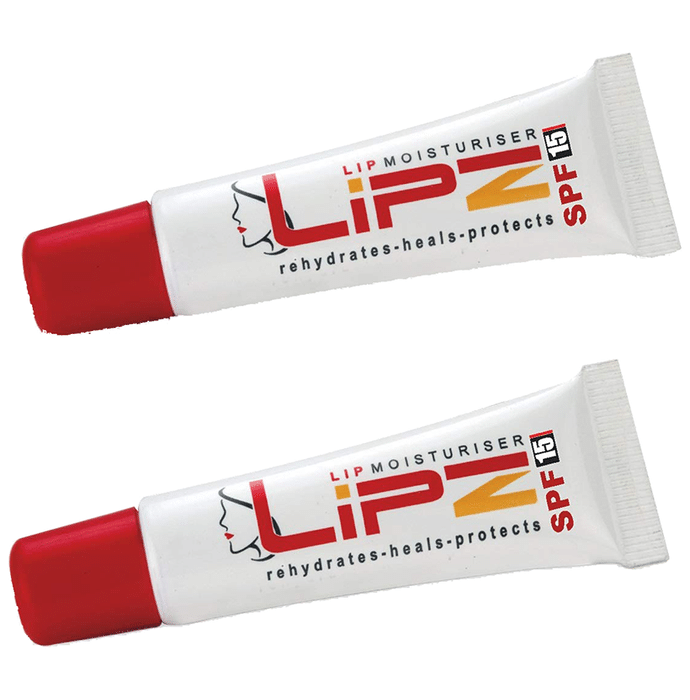 Lipz Lip Moisturiser (9gm Each) SPF 15
