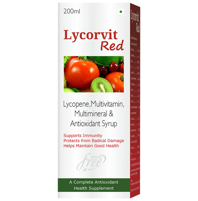 Lycorvit Red Syrup Sugar Free