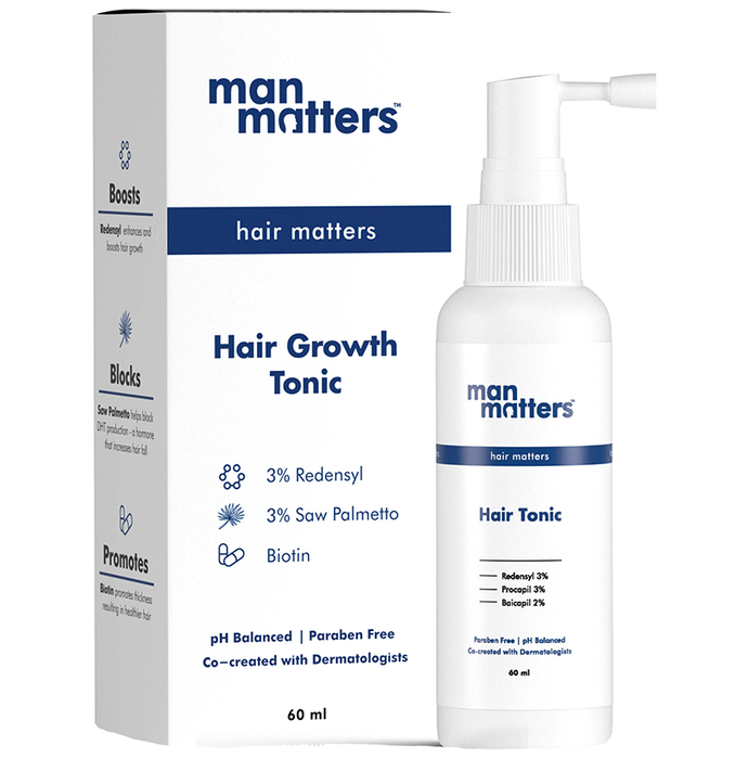 Man Matters Hair Growth Tonic | Paraben-Free
