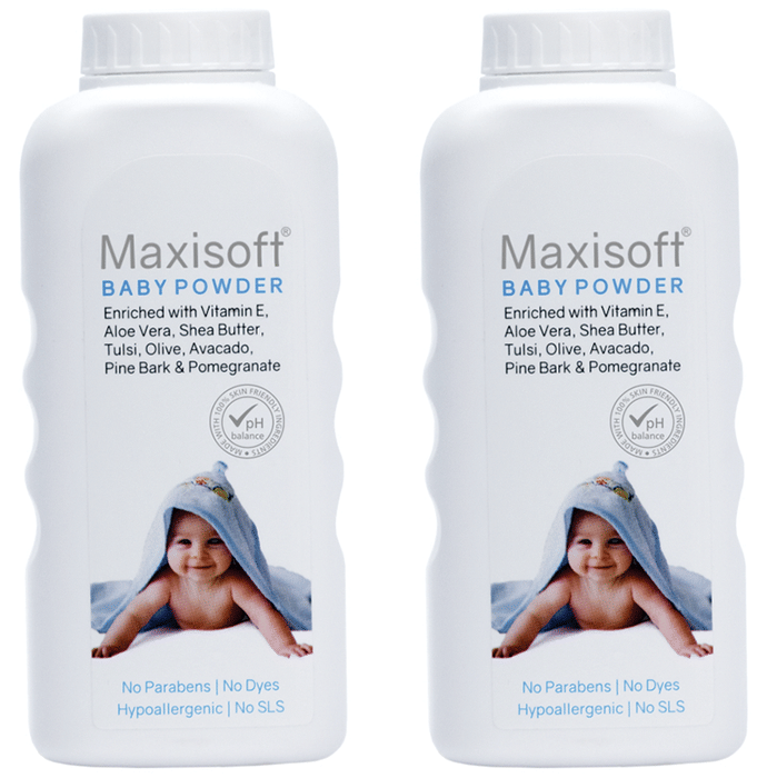 Maxisoft Baby Powder (200gm Each)