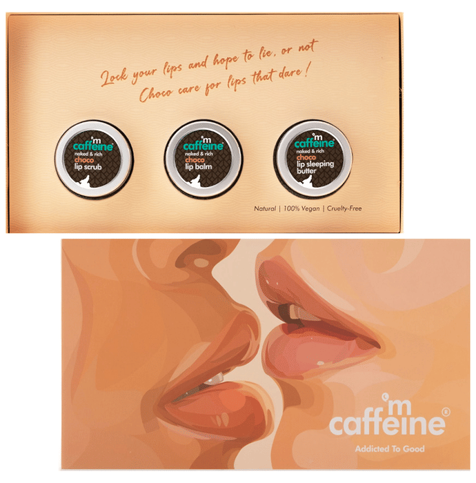 mCaffeine Choco Kissed Lip Gift Kit