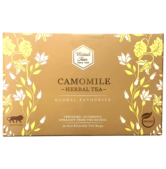 Mittal Teas Camomile Herbal Tea Bag (20 Each)