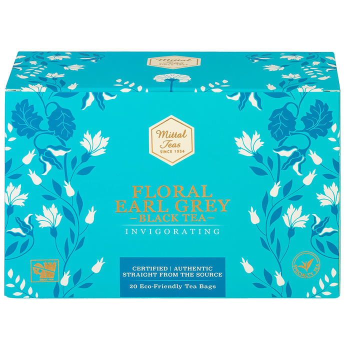 Mittal Teas Floral Earl Grey Black Tea Bag (20 Each)