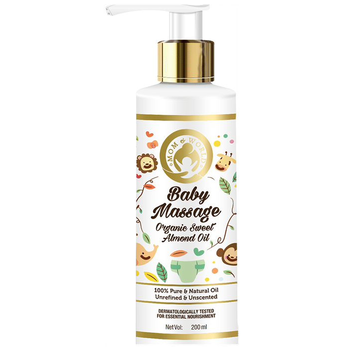 Mom & World Baby Massage Organic Sweet Almond Oil