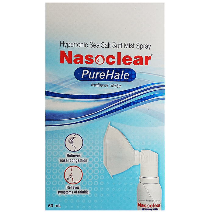 Nasoclear Purehale Spray | Relieves Nasal Congestion & Symptoms of Rhinitis